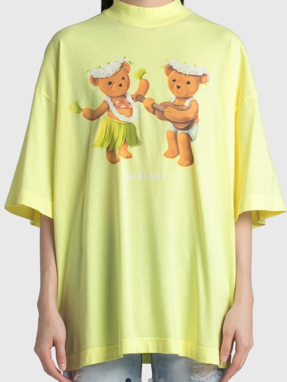 Palm Angels Dancing Bears T Shirt Oversized Size Small